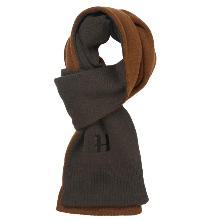 Шарф Harkila Reversible Scarf Brown Фото 2